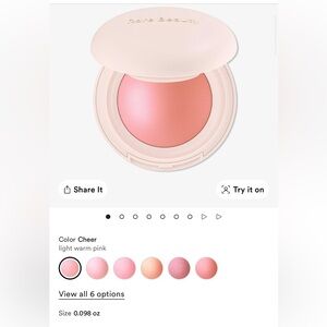 NEW Rare Beauty Light Warm Pink Blush Cheer
